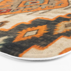 Southwestern Rustic Bohemian Design Bath Mat Gallery Image 3