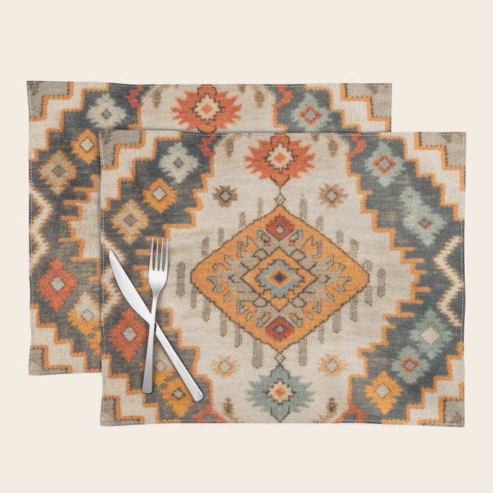 Southwestern Rustic Bohemian Design Placemat Gallery Image 1
