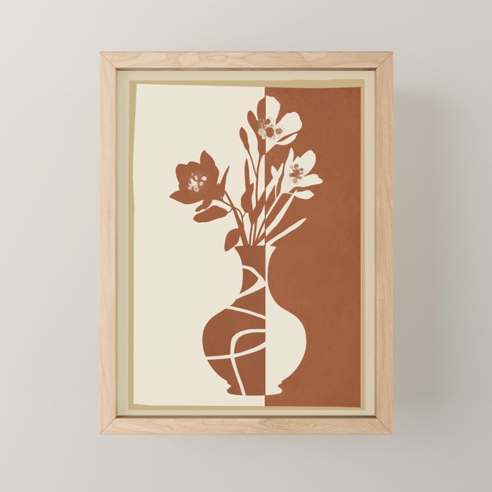 Botanical Contrast 4 Mini Art Print Gallery Image 1