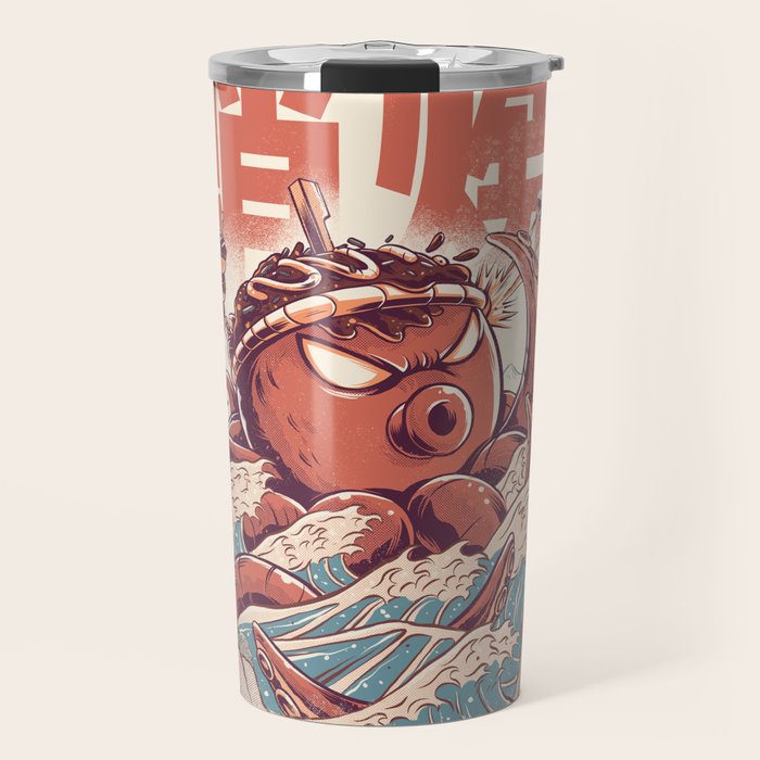 Takoyaki Attack Travel Mug Gallery Image 1
