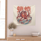 Takoyaki Attack Wall Tapestry Gallery Image 2