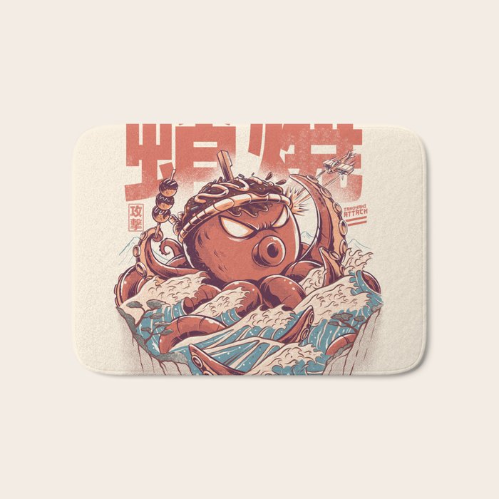 Takoyaki Attack Bath Mat Gallery Image 1
