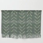 Boho Big Arrows in Leaf Green Wall Hanging Gallery Image 1
