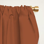 Bold Geometric Shapes - Red Window Curtain Gallery Image 2