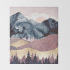 Mauve Vista Throw Blanket Gallery Image 2