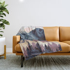 Mauve Vista Throw Blanket Gallery Image 1