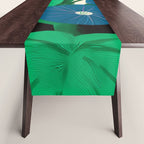 Blue Petunia Study Table Runner Gallery Image 1