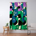 Blue Petunia Study Window Curtain Gallery Image 5