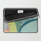 Banana leaves pastel colors Laptop Sleeve Gallery Image 2