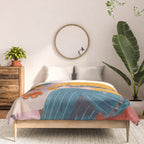 Woman with Cat and Autumn Bouquet Comforter Gallery Image 3