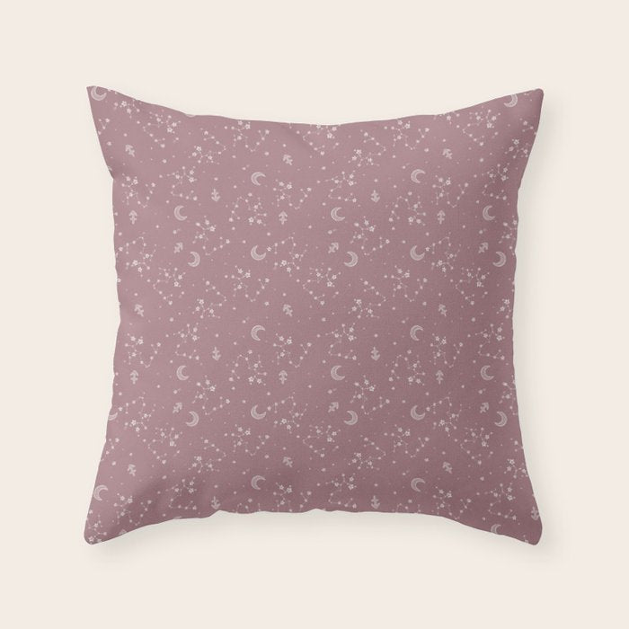 Sagittarius Constellation Throw Pillow Gallery Image 1