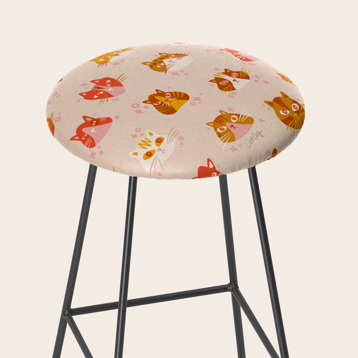 Cat Faces Collection - Retro Stool Gallery Image 2