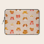 Cat Faces Collection - Retro Laptop Sleeve Gallery Image 1