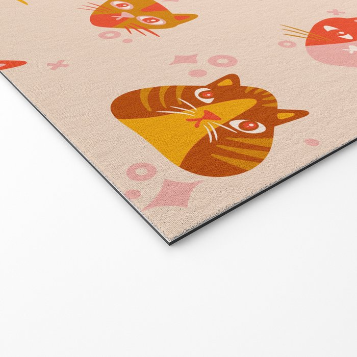 Cat Faces Collection - Retro Welcome Mat Gallery Image 2