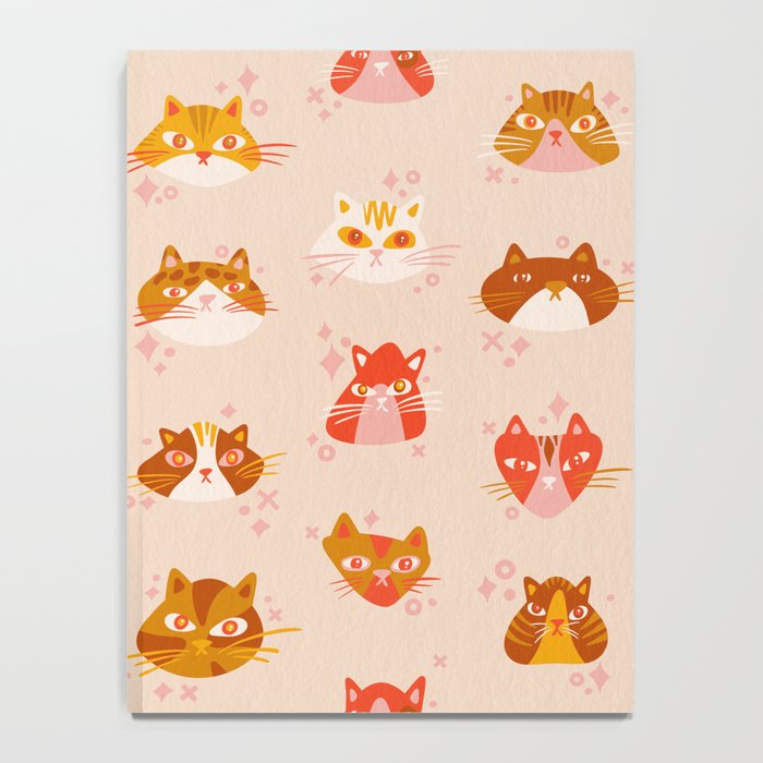 Cat Faces Collection - Retro Notebook Gallery Image 4
