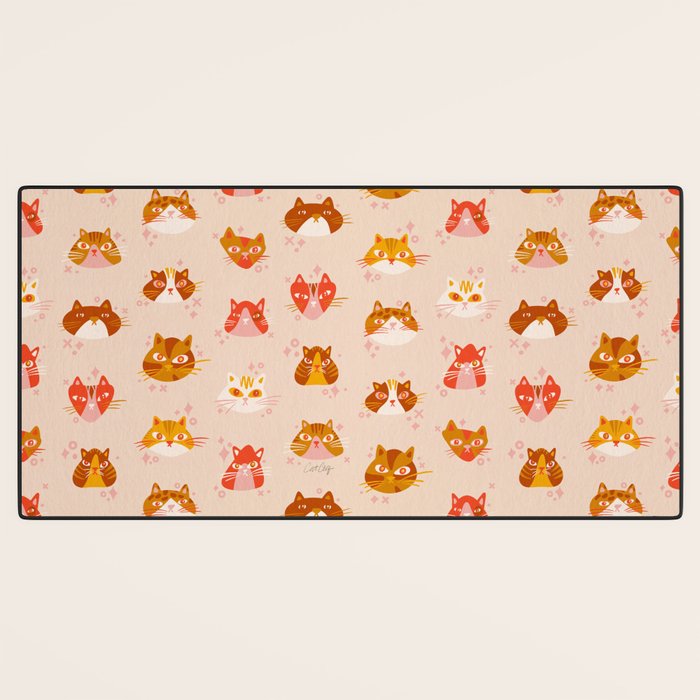 Cat Faces Collection - Retro Desk Mat Gallery Image 3