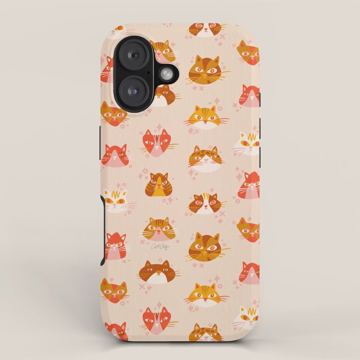 Cat Faces Collection - Retro iPhone Case Gallery Image 1