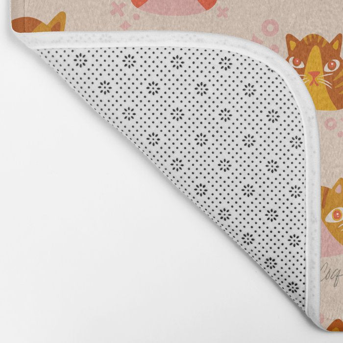 Cat Faces Collection - Retro Bath Mat Gallery Image 2