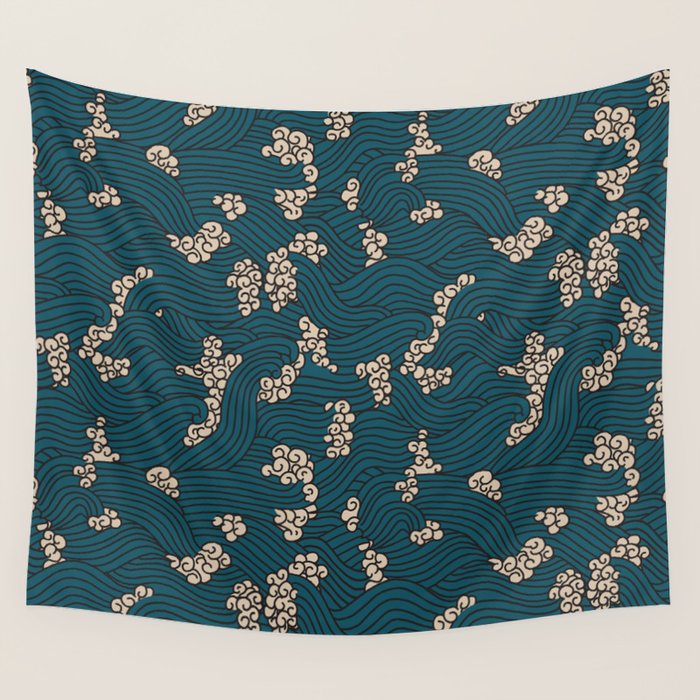 BENGAL CORA WAVE Wall Tapestry Gallery Image 1