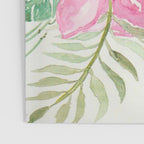 Tropical Pink Hibiscus Watercolor Flowers Poster Gallery Image 3