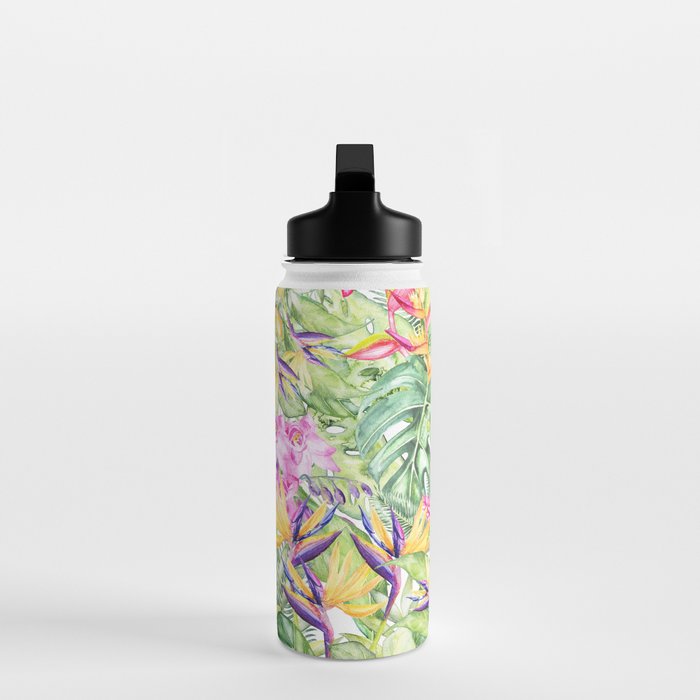 Tropical Garden 2 Water Bottle Gallery Image 3