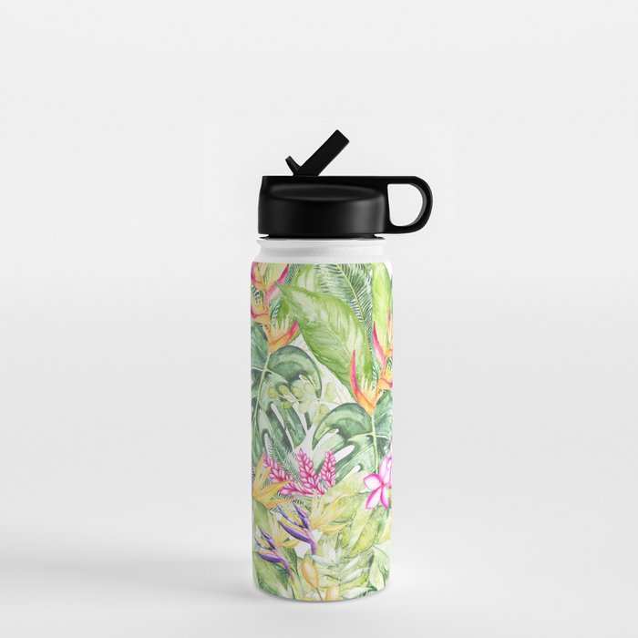 Tropical Garden 2 Water Bottle Gallery Image 1