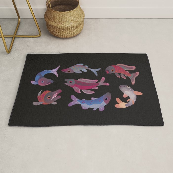 Salmon - dark Rug Gallery Image 1