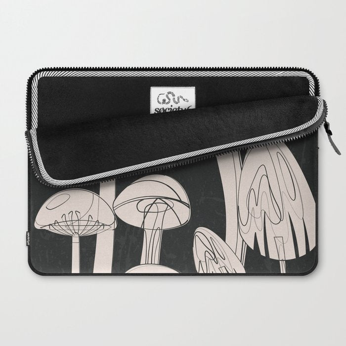 Abstract Mushrooms 7 Laptop Sleeve Gallery Image 2