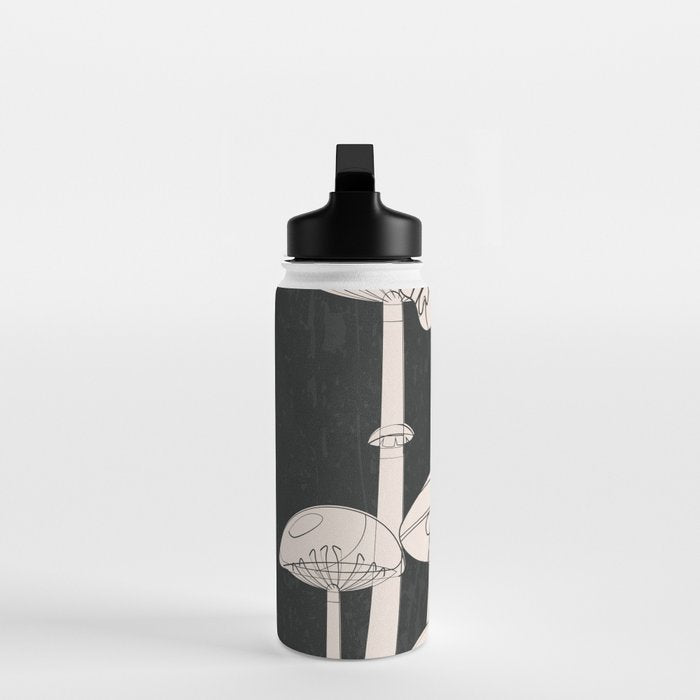 Abstract Mushrooms 7 Water Bottle Gallery Image 3