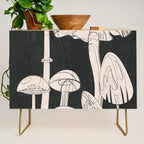 Abstract Mushrooms 7 Credenza Gallery Image 1