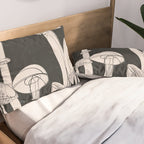 Abstract Mushrooms 7 Pillow Sham Gallery Image 2