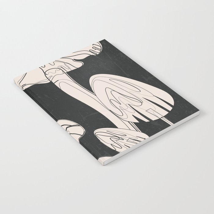 Abstract Mushrooms 7 Notebook Gallery Image 1