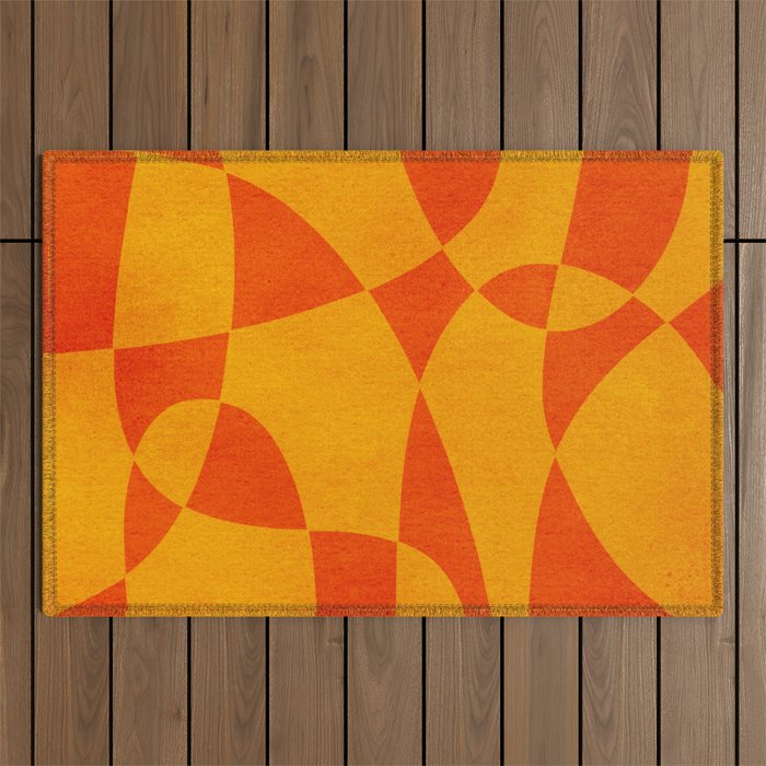 Abstract D07-1 Outdoor Rug Gallery Image 1