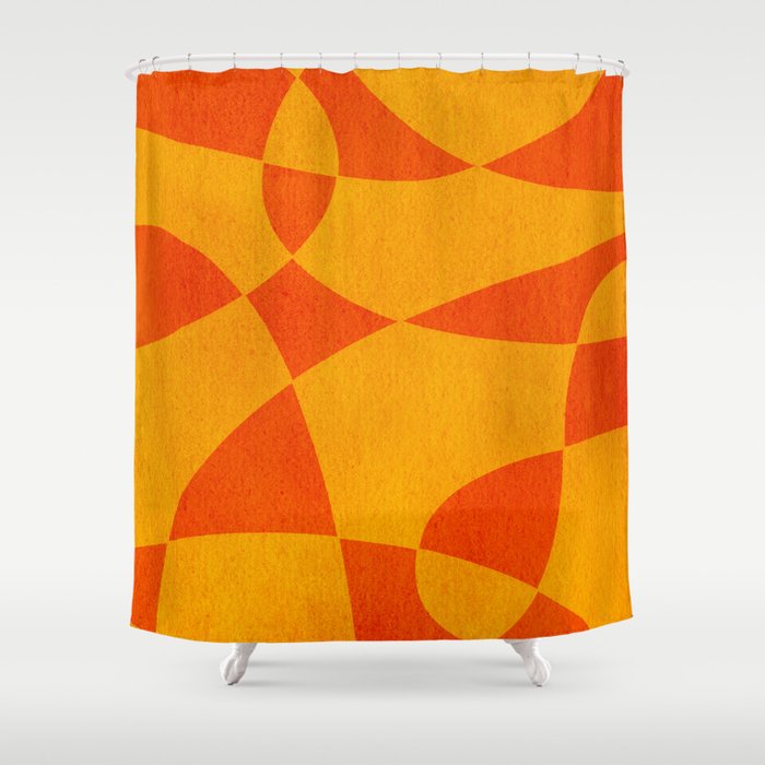 Abstract D07-1 Shower Curtain Gallery Image 1
