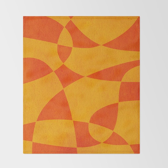 Abstract D07-1 Throw Blanket Gallery Image 2