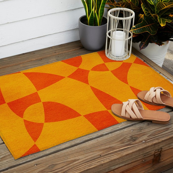 Abstract D07-1 Outdoor Rug Gallery Image 2