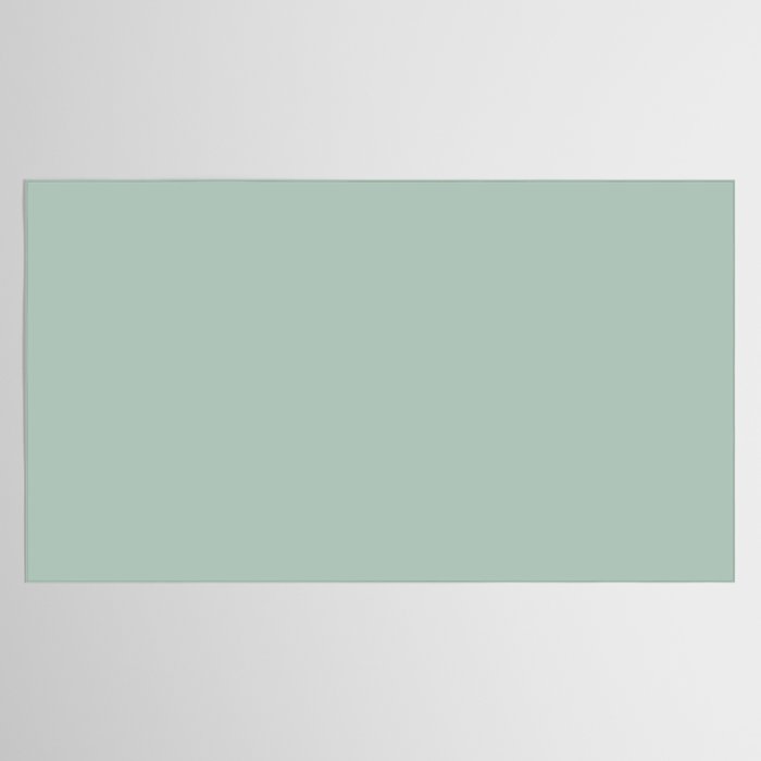 Light Celadon Blue Green Teal Mint Soft Pastel Solid Color Tablecloth Gallery Image 2