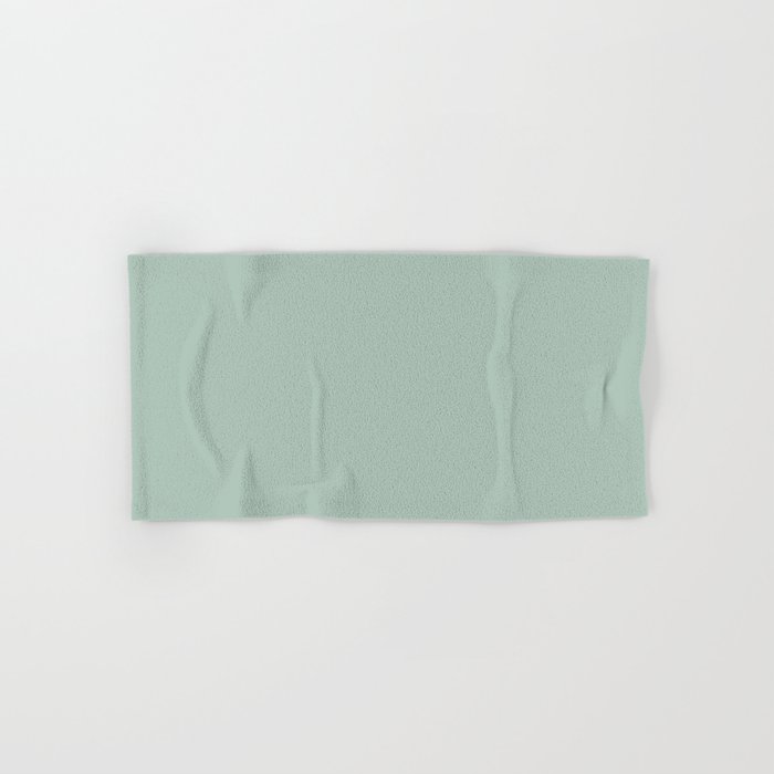 Light Celadon Blue Green Teal Mint Soft Pastel Solid Color Bath Towel Gallery Image 1