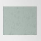 Light Celadon Blue Green Teal Mint Soft Pastel Solid Color Throw Blanket Gallery Image 2