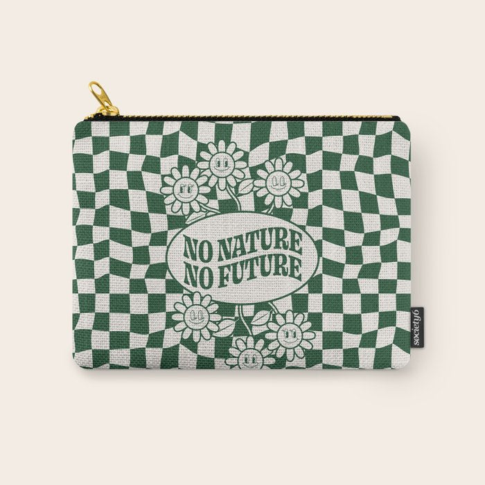No Nature No Future Carry All Pouch Gallery Image 1