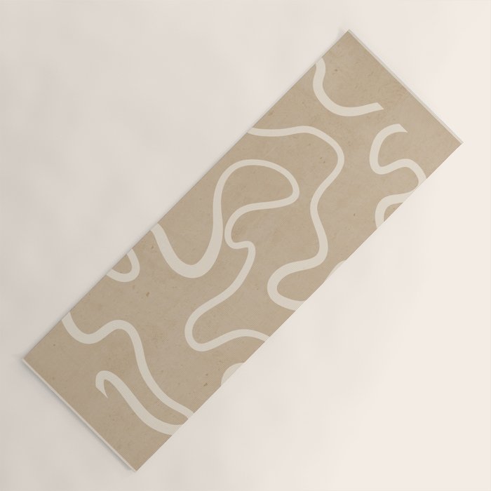 Abstract line art 244 Yoga Mat Gallery Image 1