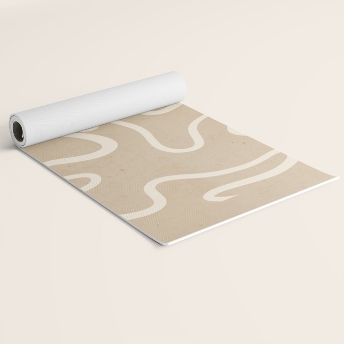 Abstract line art 244 Yoga Mat Gallery Image 2