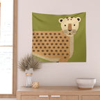 Whimsy Leopard Wall Tapestry Gallery Image 2