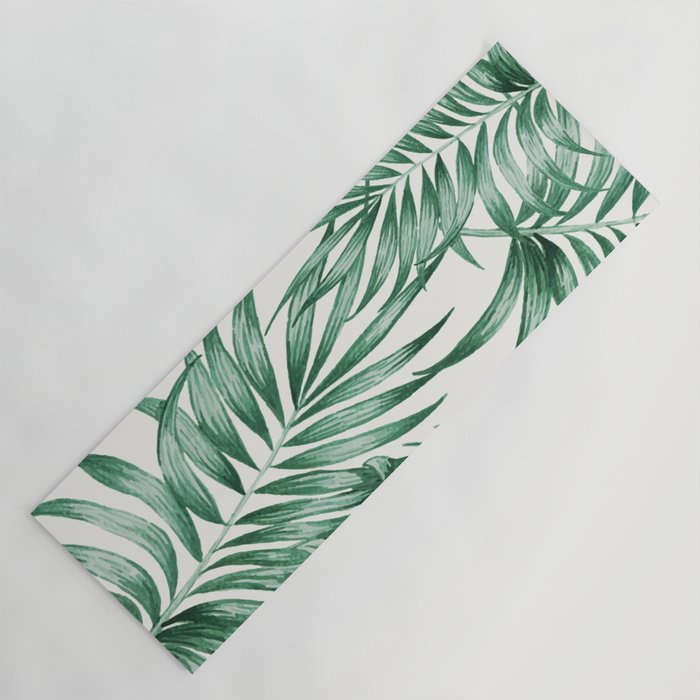 Palm Leaves Yoga Mat Gallery Image 1