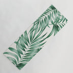 Palm Leaves Yoga Mat Gallery Image 1