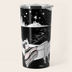 Reading in the Moonlight Travel Mug Gallery Image 1