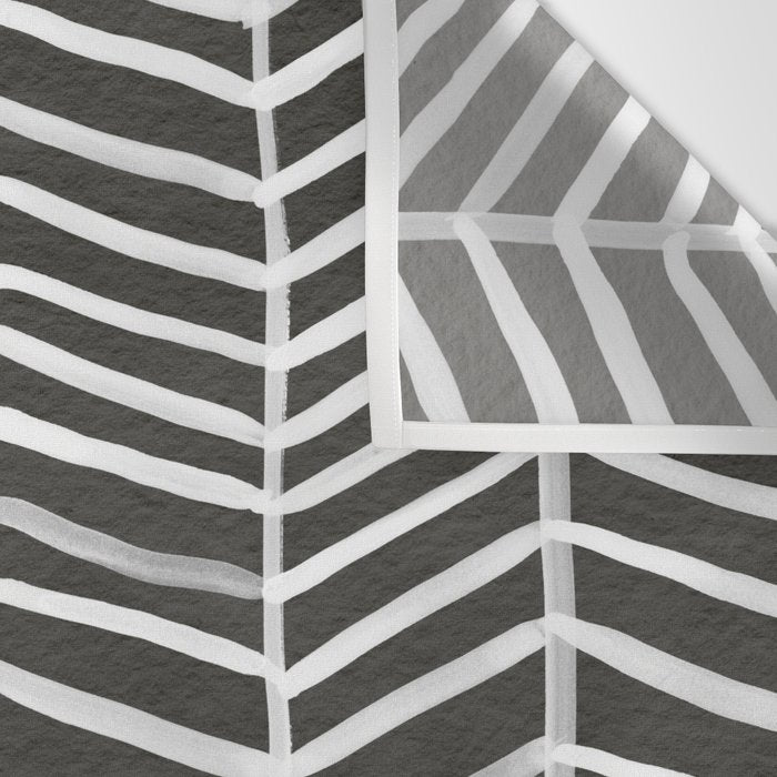 Herringbone - Black & White Wall Tapestry Gallery Image 3