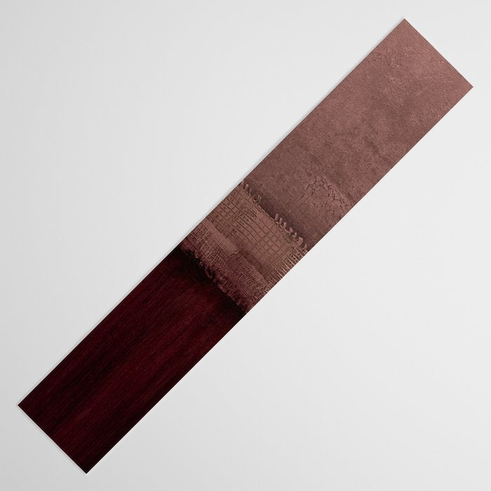 Burgundy abstract Table Runner Gallery Image 3
