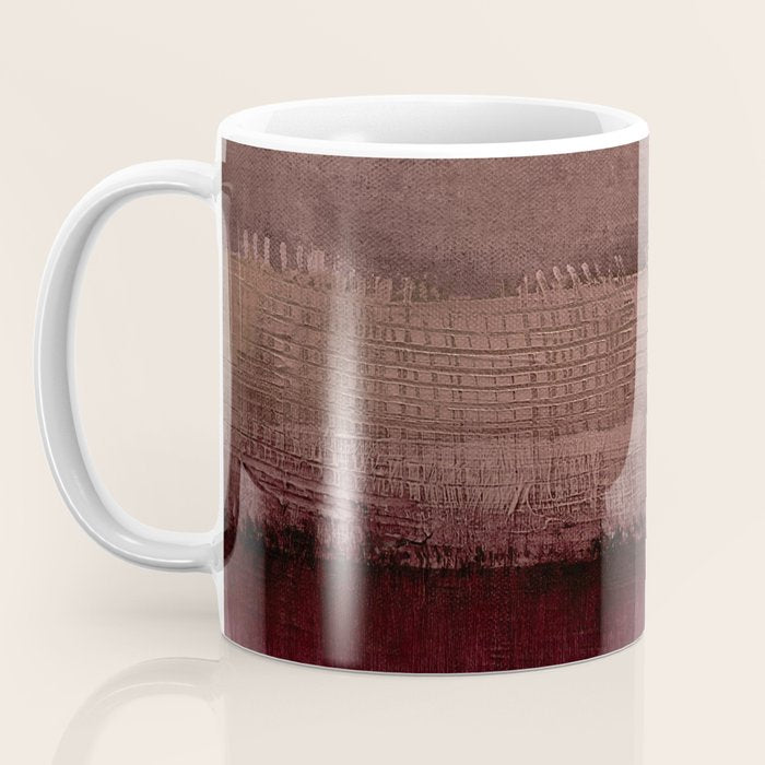 Burgundy abstract Coffee Mug Gallery Image 3