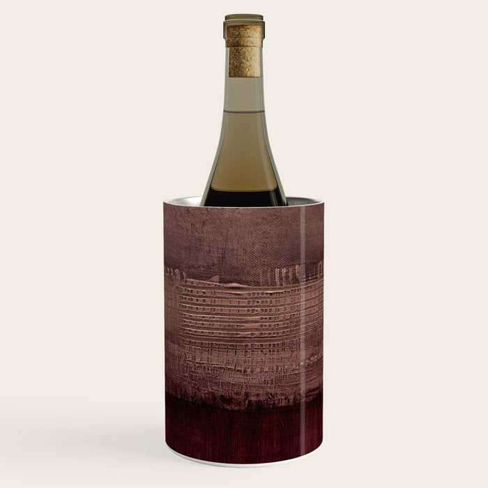 Burgundy abstract Wine Chiller Gallery Image 3